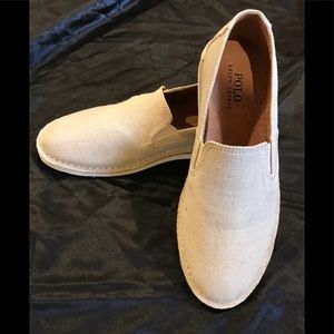Ralph Lauren BARDENE canvas slip-ons